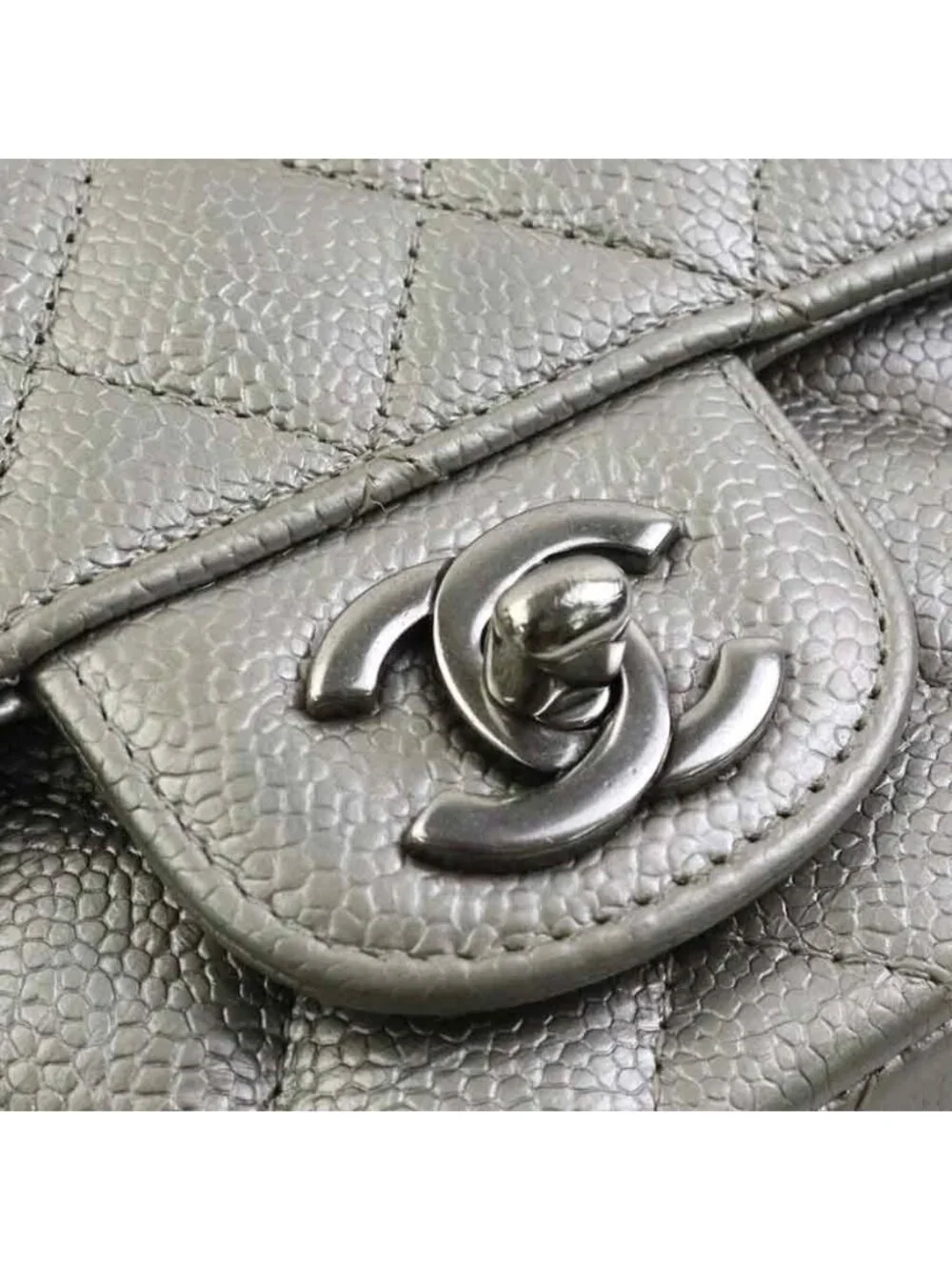 Chanel Shoulder Bag Gray